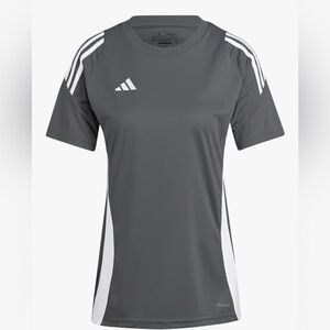 Adidas Women’s Tiro 24 AEROREADY Soccer Jersey 2XLT Team Mid Gray/White NWT